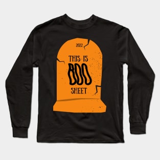 This is BOO sheet vintage tombstone Long Sleeve T-Shirt